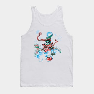 Happy Christmas Tree Tank Top